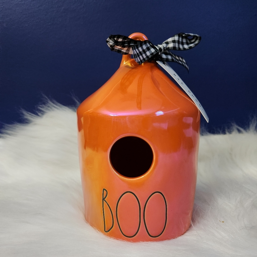 Rae Dunn Boo birdhouse